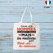 Tote bag coton recyclé les meilleurs sont nord pas de calaisiens