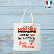 Tote bag coton recyclé les meilleurs sont seine et marnais