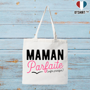 Tote bag coton recyclé maman parfaite