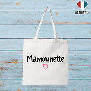 Tote bag coton recyclé mamounette