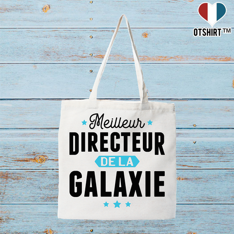 Tote bag coton recyclé meilleur directeur