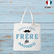 Tote bag coton recyclé meilleur frère du monde