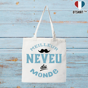 Tote bag coton recyclé meilleur neveu du monde