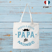 Tote bag coton recyclé meilleur papa du monde