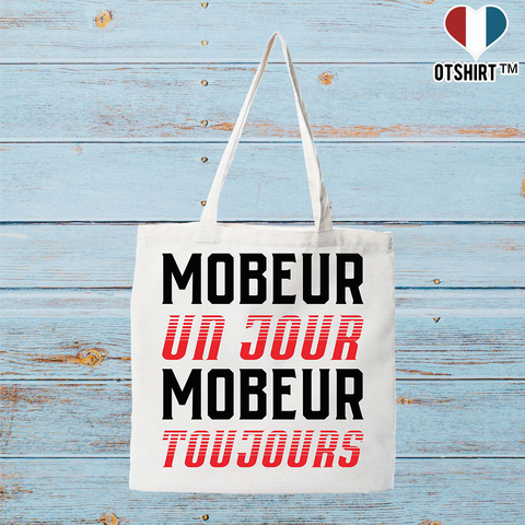 Tote bag coton recyclé mobeur toujours