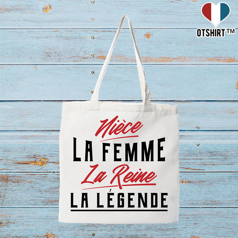 Tote bag coton recyclé nièce la légende