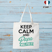 Tote bag coton recyclé papa will fix it
