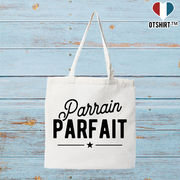 Tote bag coton recyclé parrain parfait