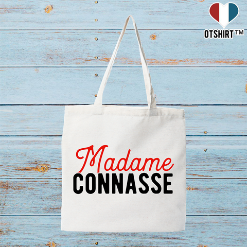 Tote bag coton recyclé pas cher madame connasse