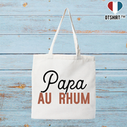 Tote bag coton recyclé pas cher papa au rhum