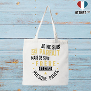 Tote bag coton recyclé pas parfait mais frère