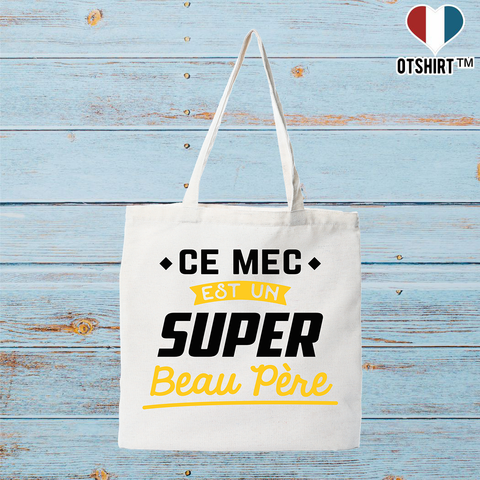 Tote bag coton recyclé super beau père