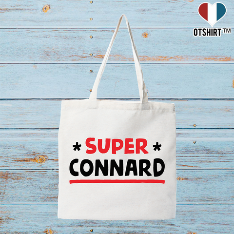 Tote bag coton recyclé super connard