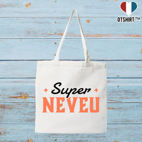 Tote bag coton recyclé super neveu 2