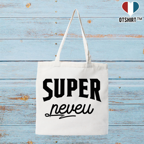 Tote bag coton recyclé super neveu 3