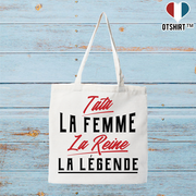 Tote bag coton recyclé tata la légende