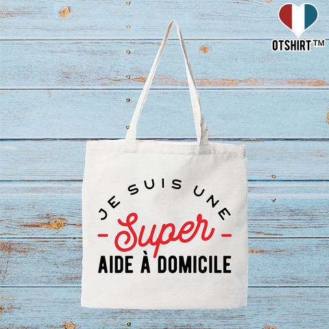 Tote bag coton recyclé une super aide à domicile