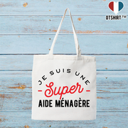 Tote bag coton recyclé une super aide ménagère