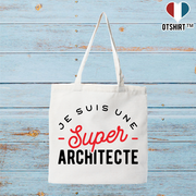 Tote bag coton recyclé une super architecte