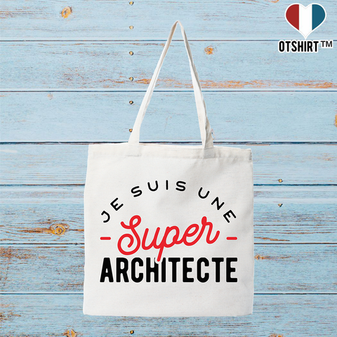 Tote bag coton recyclé une super architecte