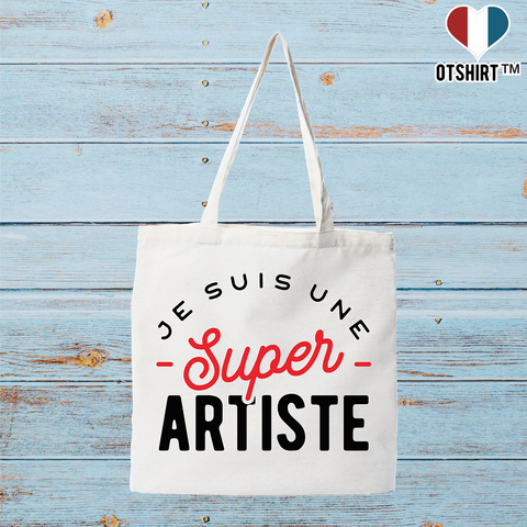 Tote bag coton recyclé une super artiste