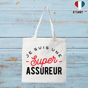 Tote bag coton recyclé une super assureur