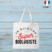 Tote bag coton recyclé une super biologiste