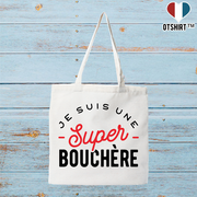 Tote bag coton recyclé une super bouchère