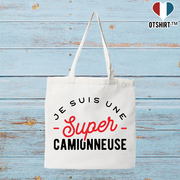Tote bag coton recyclé une super camionneuse
