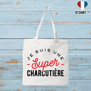 Tote bag coton recyclé une super charcutière