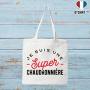 Tote bag coton recyclé une super chaudronnière