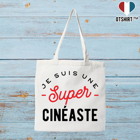 Tote bag coton recyclé une super cinéaste