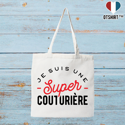 Tote bag coton recyclé une super couturière