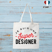 Tote bag coton recyclé une super designer