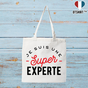 Tote bag coton recyclé une super experte