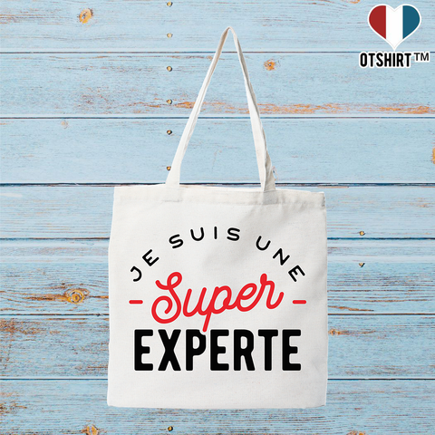 Tote bag coton recyclé une super experte
