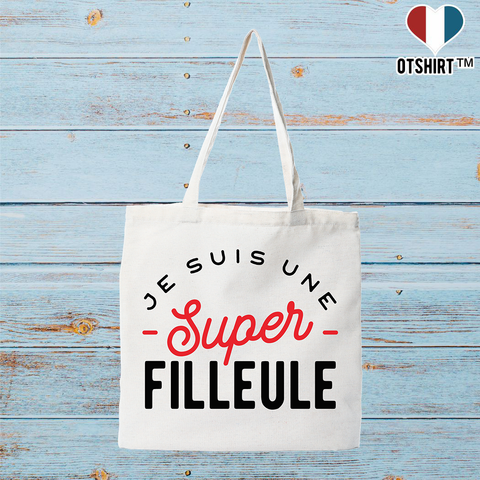 Tote bag coton recyclé une super filleule
