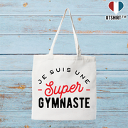 Tote bag coton recyclé une super gymnaste