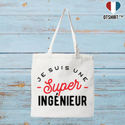 Tote bag coton recyclé une super ingénieur