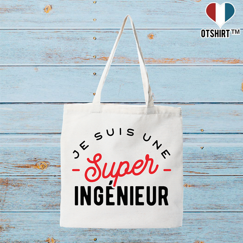 Tote bag coton recyclé une super ingénieur