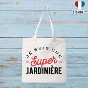 Tote bag coton recyclé une super jardinière