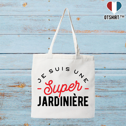 Tote bag coton recyclé une super jardinière