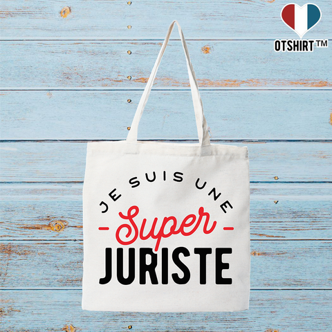 Tote bag coton recyclé une super juriste
