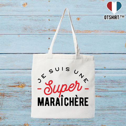 Tote bag coton recyclé une super maraîchère