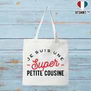 Tote bag coton recyclé une super petite cousine