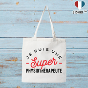Tote bag coton recyclé une super physiothérapeute