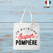 Tote bag coton recyclé une super pompière