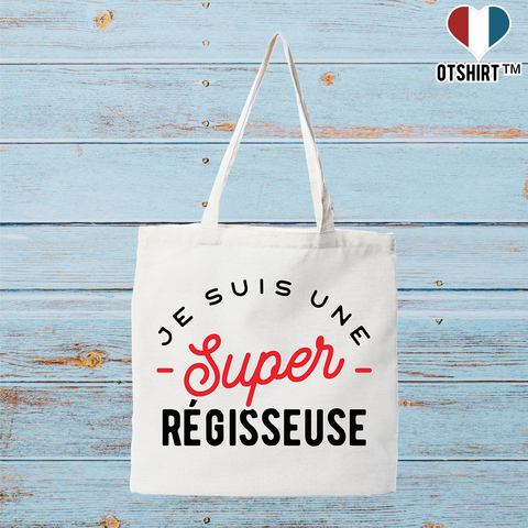 Tote bag coton recyclé une super régisseuse
