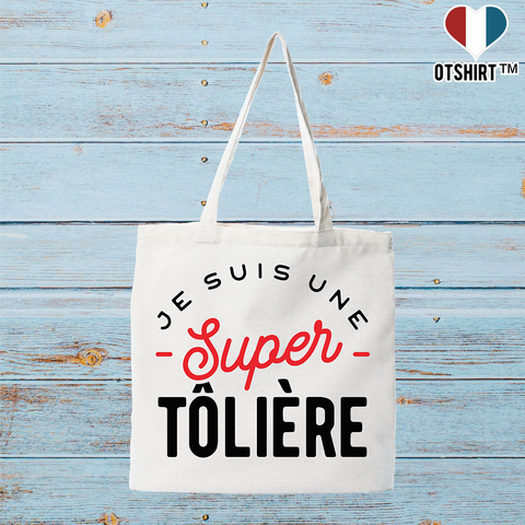 Tote bag coton recyclé une super tôlière