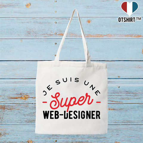 Tote bag coton recyclé une super web designer